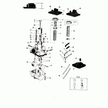 CARBURETOR VM22SC, VM26SC
