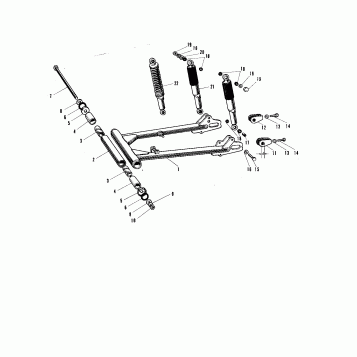 SWING ARM/SHOCK ABSORBERS A1A-A7SSA