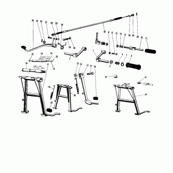 FOOTRESTS/STANDS/BRAKE PEDAL