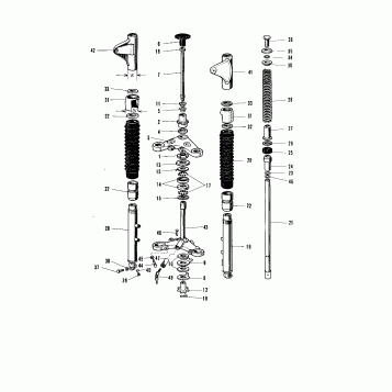 FRONT FORK A1A-A7SSA