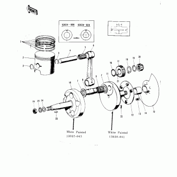 CRANKSHAFT/PISTON/ROTARY VALVE