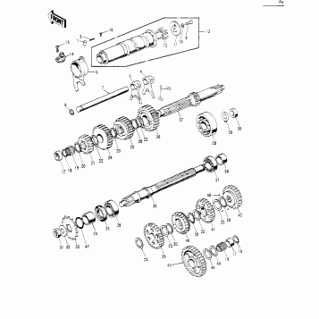 TRANSMISSION/CHANGE DRUM