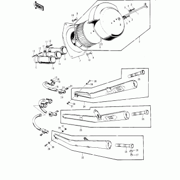 AIR CLEANER/MUFFLERS