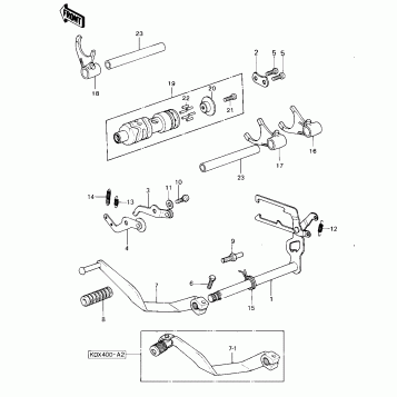 GEAR CHANGE MECHANISM
