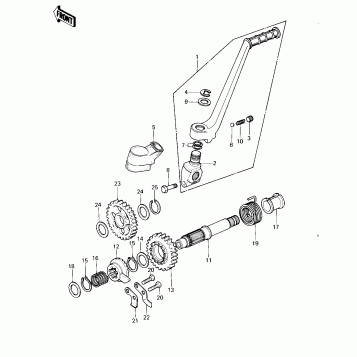 KICKSTARTER MECHANISM
