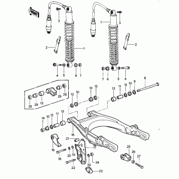 SWING ARM/SHOCK ABSORBERS