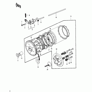 CLUTCH ('74-'75 S3/S3-A)
