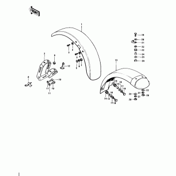 FENDERS ('73-'74 S3/S3-A)