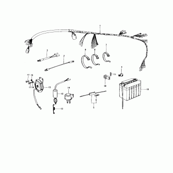 CHASSIS ELECTRICAL EQUIPMENT ('74-'75 S3