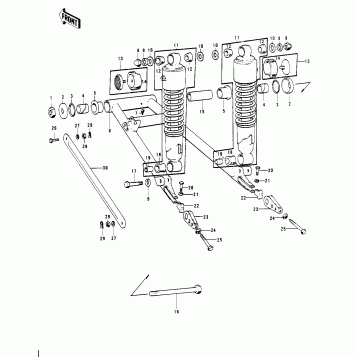 SWING ARM/SHOCK ABSORBERS