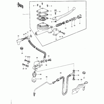 FRONT MASTER CYLINDER (KH400-A5)