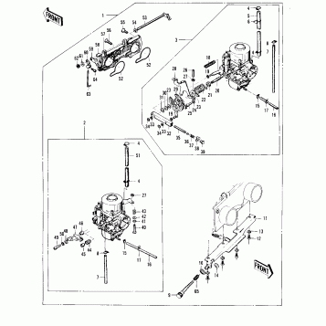 CARBURETOR ASSY (KZ400-A1)