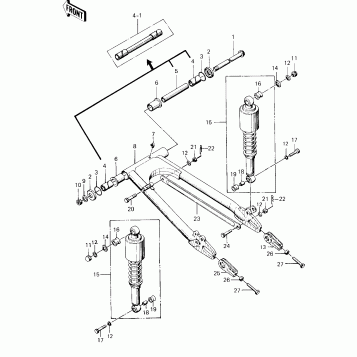 SWING ARM/SHOCK ABSORBERS