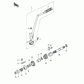 KICKSTARTER MECHANISM