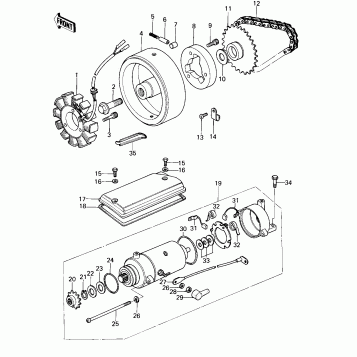 GENERATOR/STARTER MOTOR