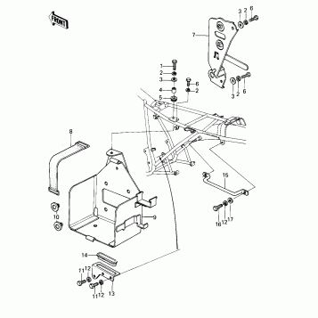 BATTERY CASE/ELECTRO BRACKET