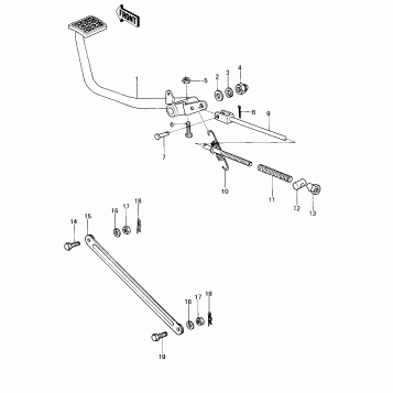 BRAKE PEDAL/TORQUE LINK