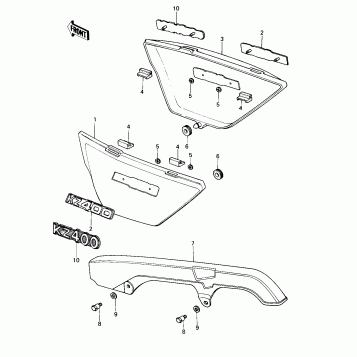 SIDE COVERS/CHAIN COVER