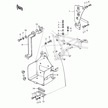 BATTERY CASE/ELECTRO BRACKET