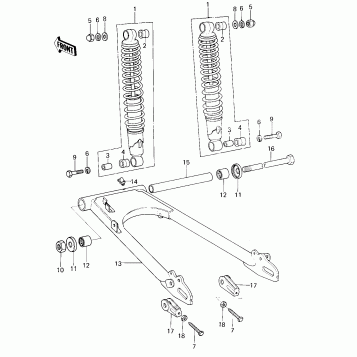 SWING ARM/SHOCK ABSORBERS