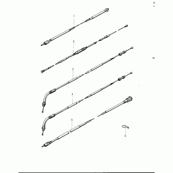 CABLES ('74 -'75 KZ400/KZ400D)