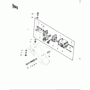 TAILLIGHT ('74 -'75 KZ400/KZ400D)