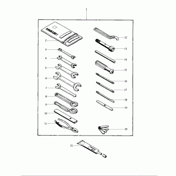 OWNER TOOLS ('74 -'75 KZ400/KZ400D)