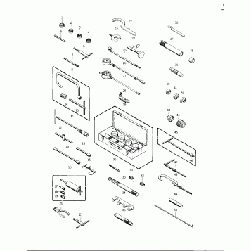SPECIAL SERVICE TOOLS ('74 -'75 KZ