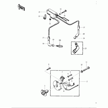 IGNITION ('76 -'77 KZ400 - D3/D4)