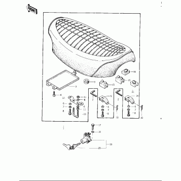 SEAT ('76 -'77 KZ400 - D3/D4)