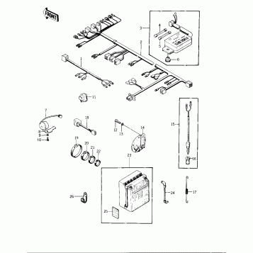 CHASSIS ELECTRICAL EQUIPMENT ('76 -'77