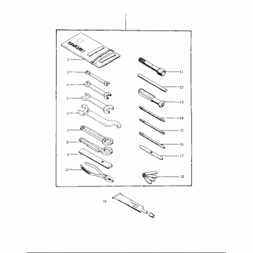 OWNER TOOLS ('76 -'77 KZ400 - D3/D4)