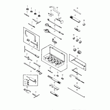 SPECIAL SERVICE TOOLS ('76 -'77 KZ