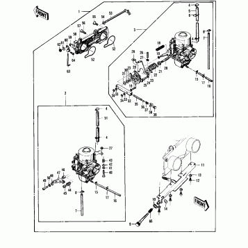 CARBURETOR ASSY ('75 S)