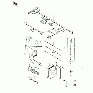 CHASSIS ELECTRICAL EQUIPMENT ('75 S)