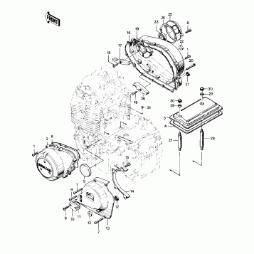 ENGINE COVERS ('76-'77 S2/S3)