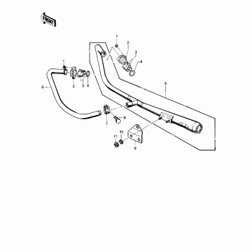 MUFFLER ('76-'77 S2/S3)
