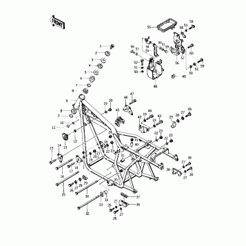 FRAME/FRAME FITTINGS ('76-'77 S2/S3)