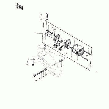TAILLIGHT ('76-'77 S2/S3)
