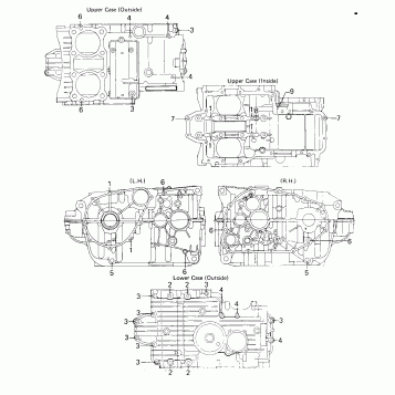 CRANKCASE BOLT & STUD PATTERN