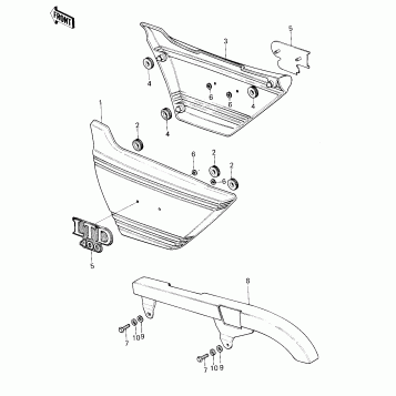 SIDE COVERS/CHAIN COVER