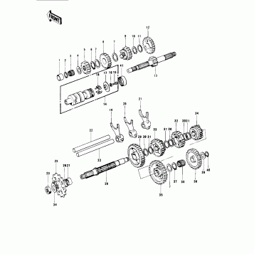 TRANSMISSION/CHANGE DRUM