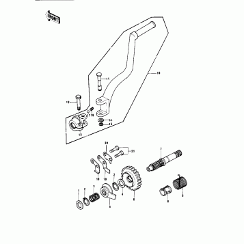 KICKSTARTER MECHANISM