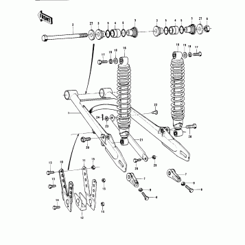 SWING ARM/SHOCK ABSORBERS