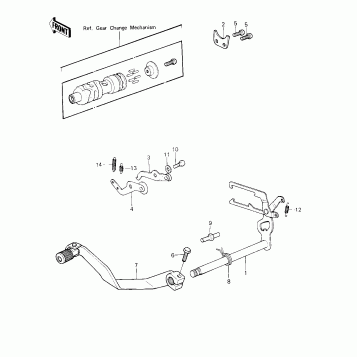 GEAR CHANGE MECHANISM