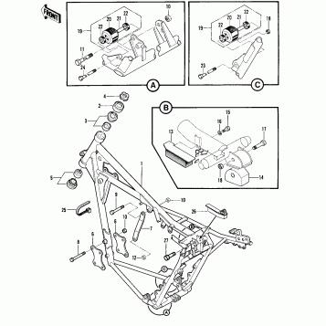 FRAME/FRAME FITTINGS (KX420-A1)