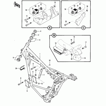 FRAME/FRAME FITTINGS (KX420-A2)