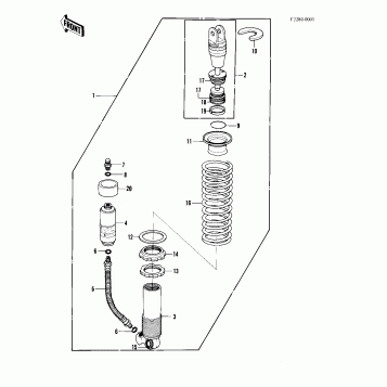 SHOCK ABSORBER (KX420-A2)