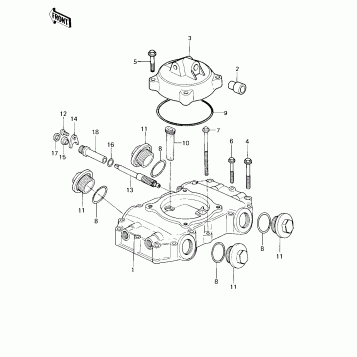 CYLINDER HEAD COVER ('80 B1)