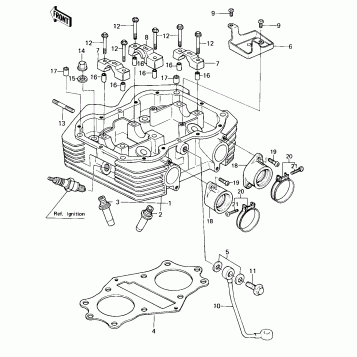 CYLINDER HEAD ('80 B1)